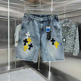 Picture of Chrome Hearts Jeans Short _SKUChromeHeartsM-2XLhgntx278812